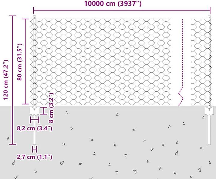 Produktbild vidaXL Gartenzaun