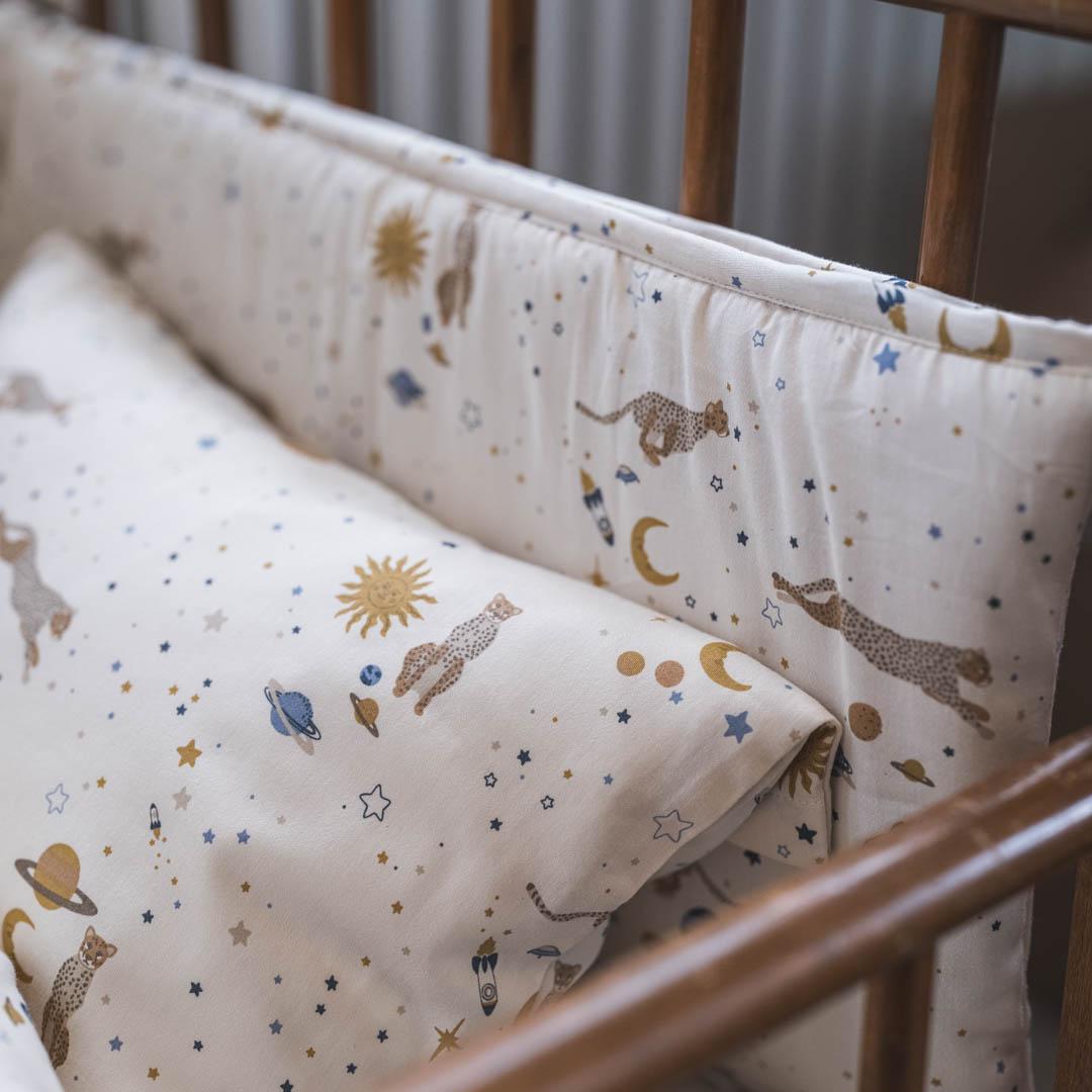 Thumbnail - That's mine, Babynest, - Lotus Bed Bumper - Leo espace - 30x360cm