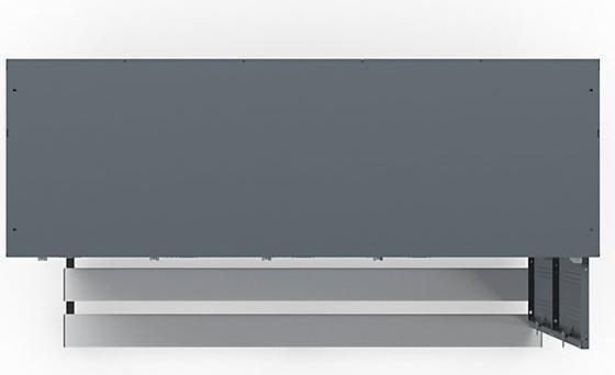 Actual product image Wolf Half height wardrobe with bench base (150 cm, 214 cm)