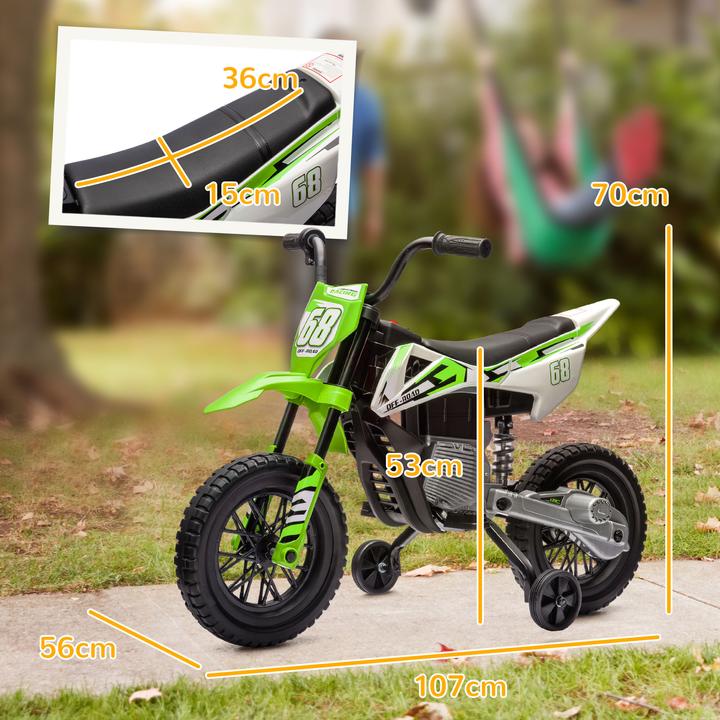 Image du produit Aiyaplay Elektromotorrad Kunststoff, Metall Grün (12 V)