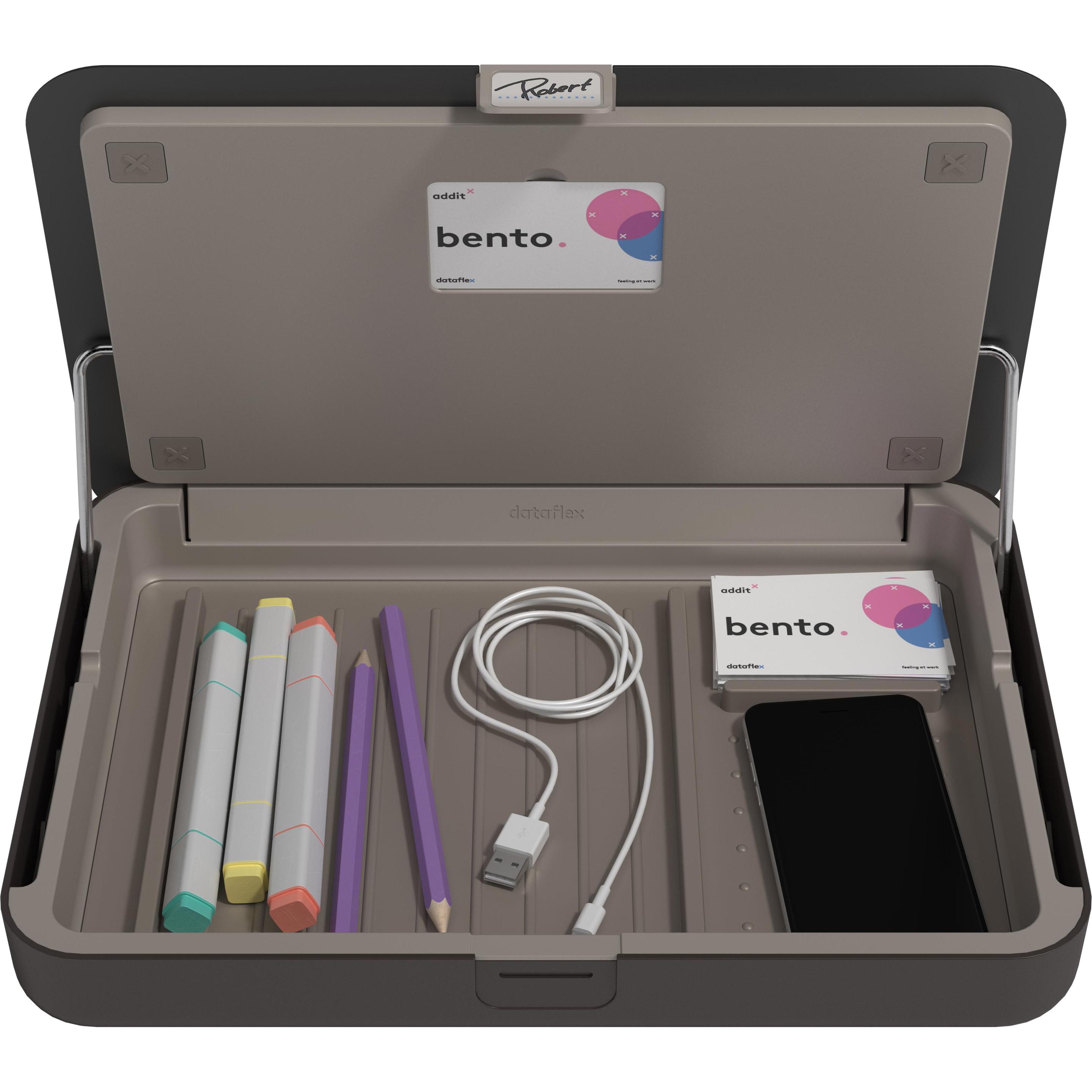 Thumbnail - Dataflex Addit Bento ergonomic toolbox 903, Notebook Ständer, Schwarz