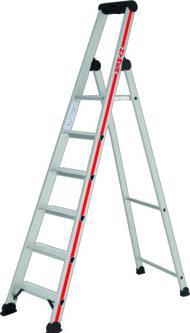Actual product image Hymer-Leitern Stufenstehleiter 4126 / 6 Stufen (Stepladder, 214 cm)