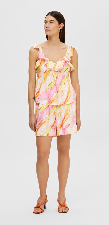 Actual product image Selected Femme Print top without sleeves (34)