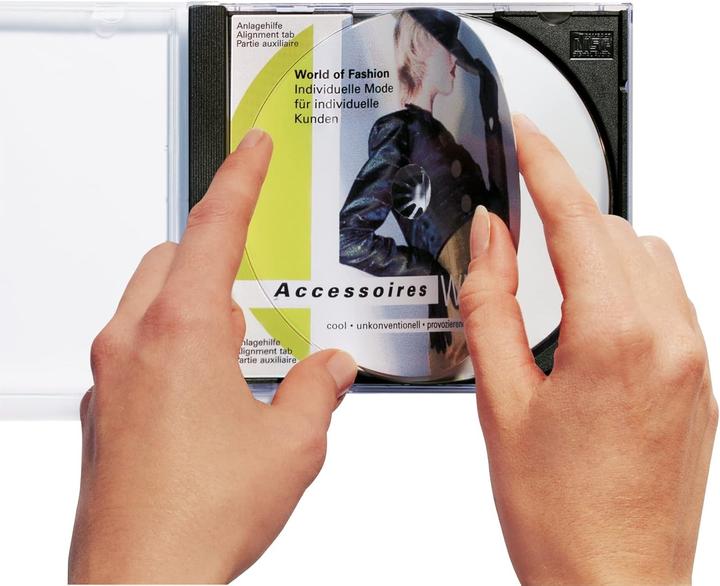 Actual product image HERMA CD DVD Labels with Positioning Aid