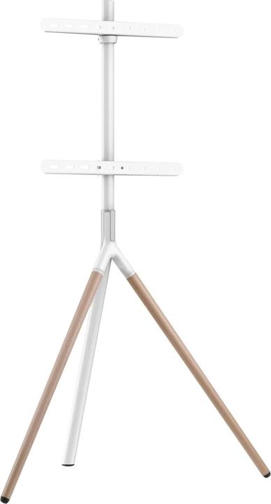 Image du produit Sinox Pied de téléviseur tripode avec support pivotant. 45"-65". Bois clair/blanc (65", 32 kg)