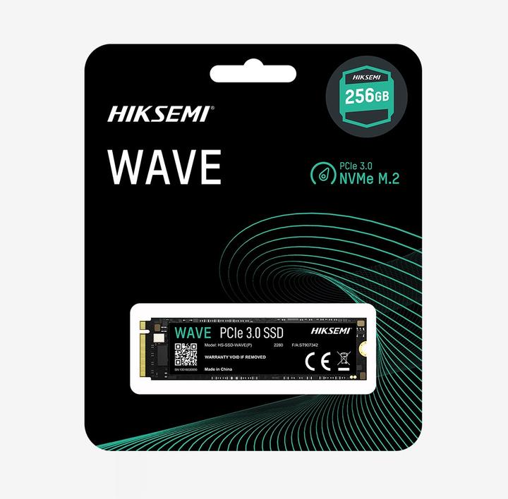 Produktbild Hiksemi Dysk SSD WAVE (P) M.2 PCIe NVMe Gen3x4 2280 (2500/1025 MB/s) 3D NAND (512 GB, M.2 2280)
