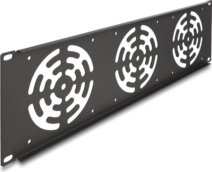 Delock 19? Rackblende für 3 Lüfter 120 x 120 mm 3 HE dunkelg