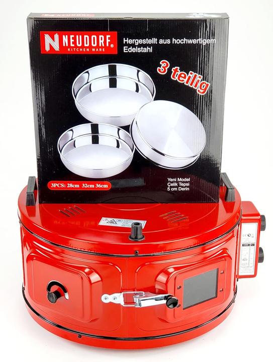 Produktbild Neudorf Mini-Backofen, Rot