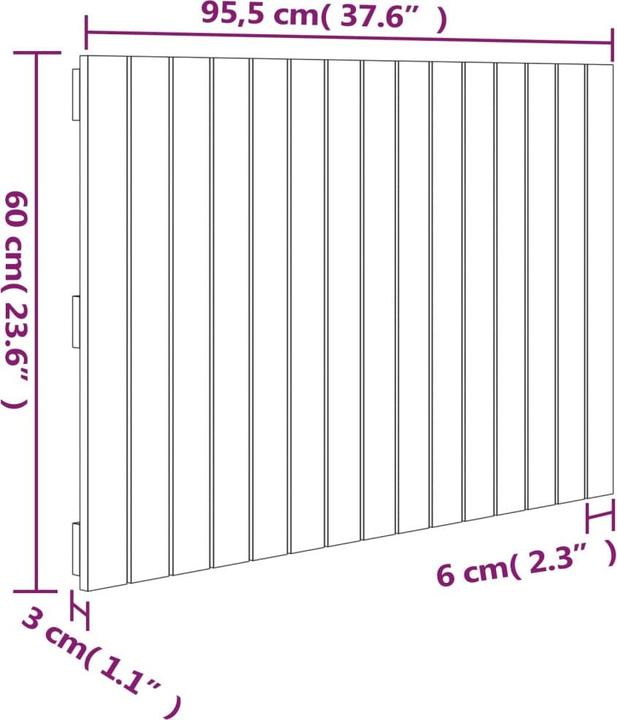 Actual product image vidaXL Robin (95 x 5 x 60 cm)