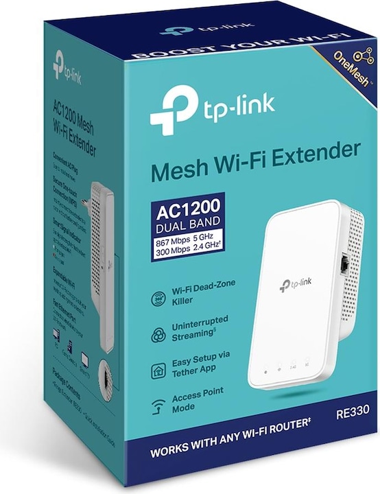 Immagine prodotto TP-Link Ripetitore WL RE335 AC1200 (867 Mbit/s, 300 Mbit/s)