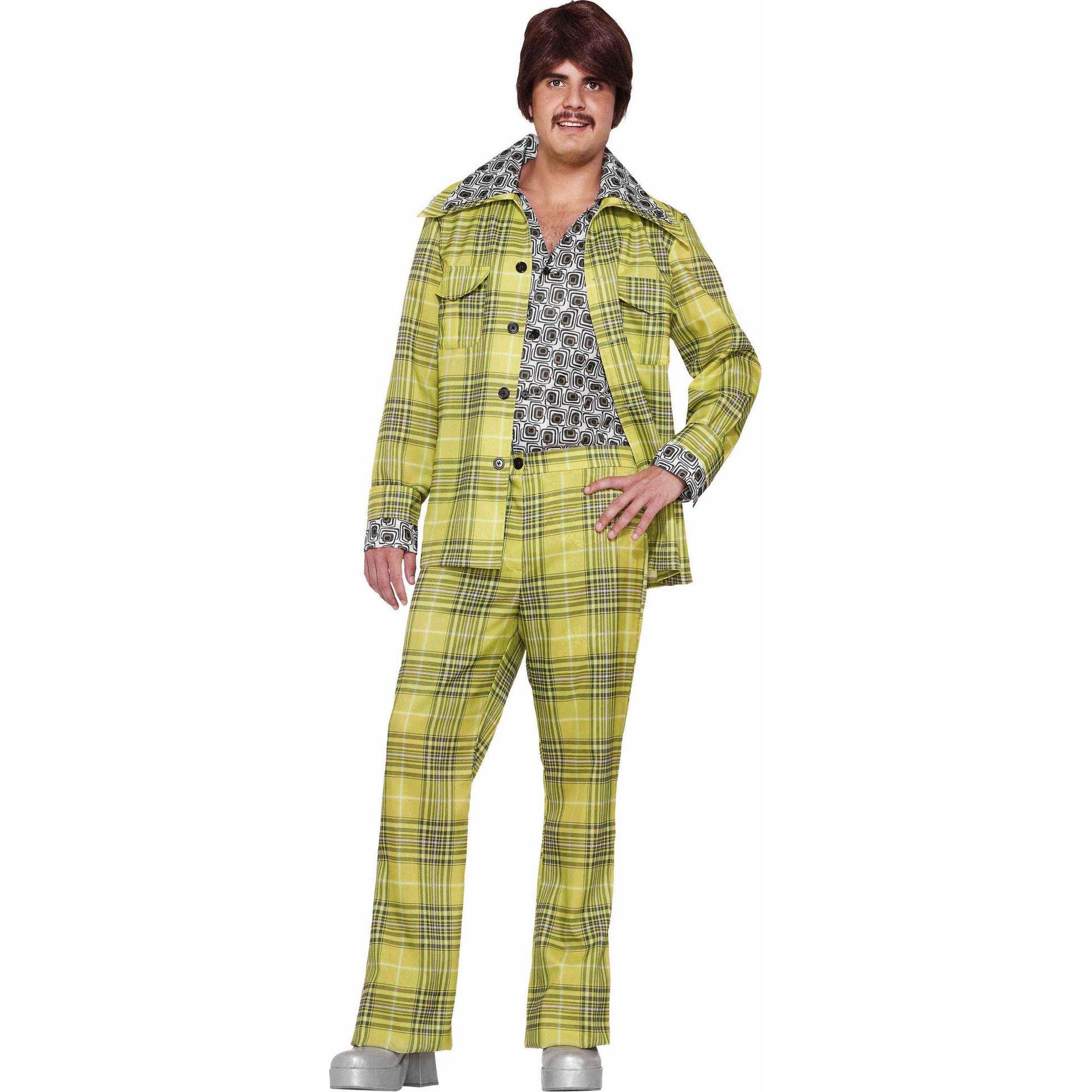 Metamorph 70er Jahre Checker Anzug kariert (M, L)