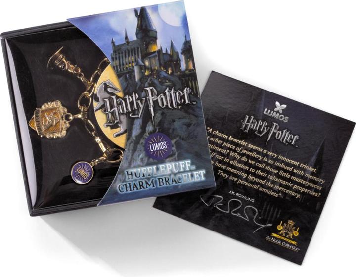 Produktbild Noble Collection Harry Potter - Lumos Hufflepuff Talisman Bracelet (20 cm)