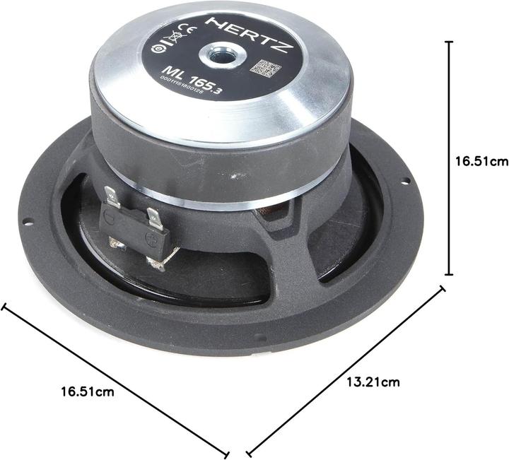 Produktbild Hertz 2-Wege-Komponentensystem MLK 165.3 (300W Peak)