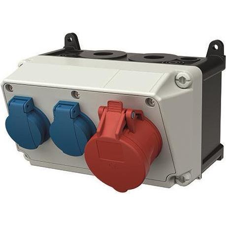 Mennekes, Steckdose, Steckdosen-Kombination