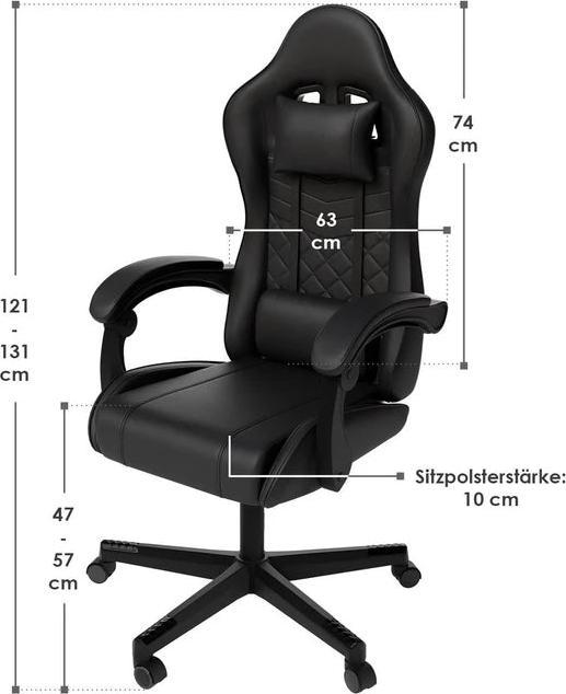 Produktbild Juskys Bürostuhl HyperSeat