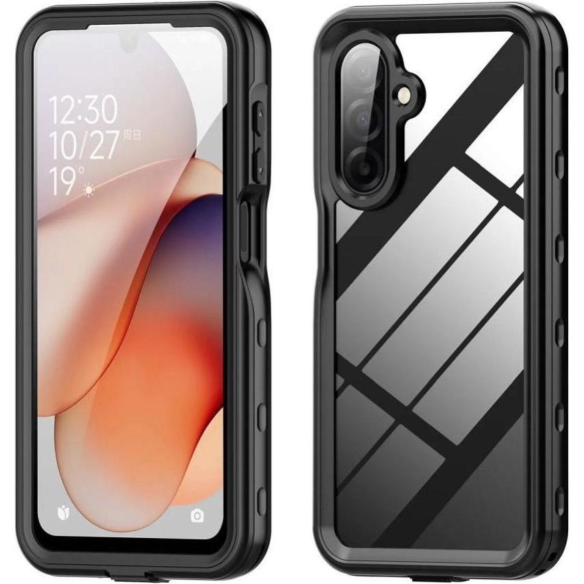 OEM Case universal for sports Waterproof case SHELLBOX A17 for SAMSUNG A17 black (Samsung Galaxy A17), Cover smartphone, Nero