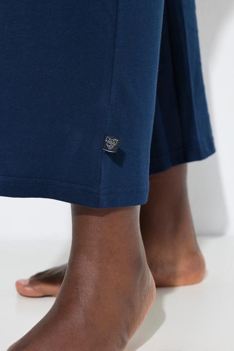 Produktbild Ulla Popken Pyjamahose, uni / Herzen, langes Bein (50, 52)