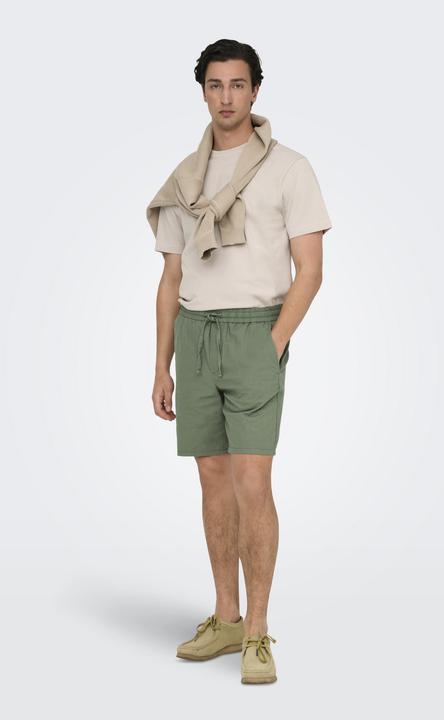 Actual product image Only & Sons Onslinus 0007 Cot Lin Shorts Noos (XS)