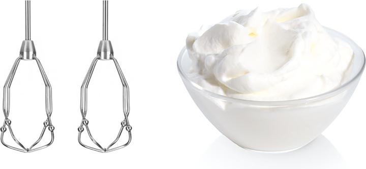 Produktbild Bosch Hausgeräte Hand Mixer MFQ4840 Styline Premium 575 W, Number of speeds 5, Turbo mode, White/Silver (575 W)