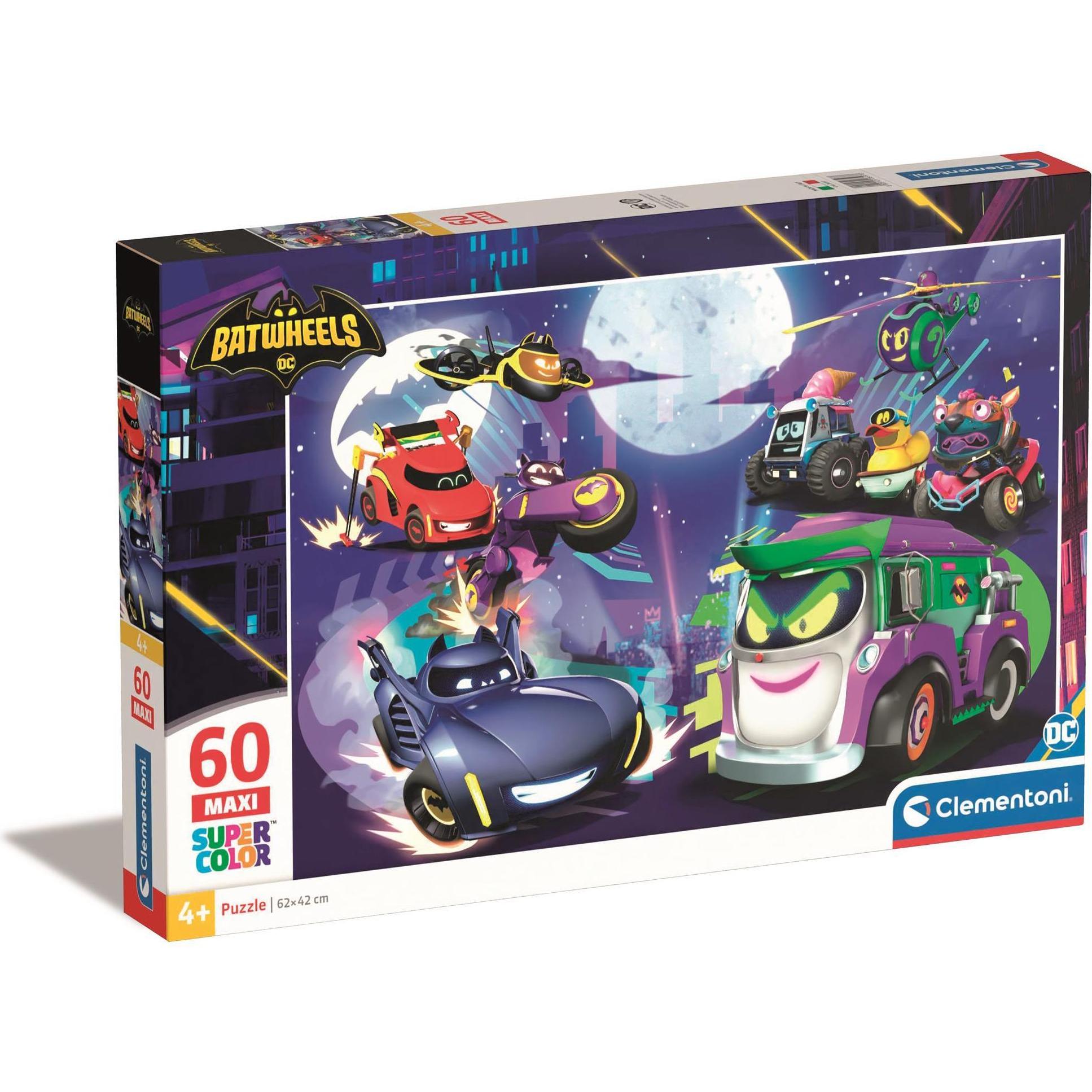 Clementoni Multicolore Puzzle Batwheels Maxi (60 Pezzi)