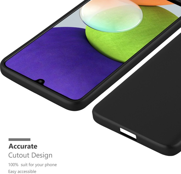 Produktbild Cadorabo TPU Matt Metallic Hülle (Samsung Galaxy M22, Samsung Galaxy A22, Samsung Galaxy A32)