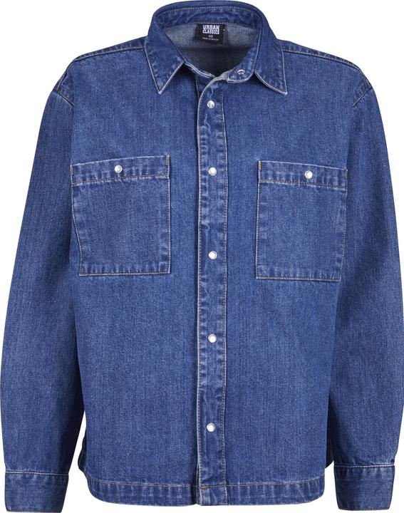 Actual product image Urban Classics Ladies Oversized Denim Shirt (XXL)