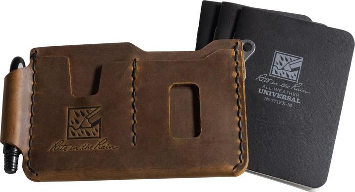 Actual product image Rite in the Rain Set leather notebook wallet Sherpa