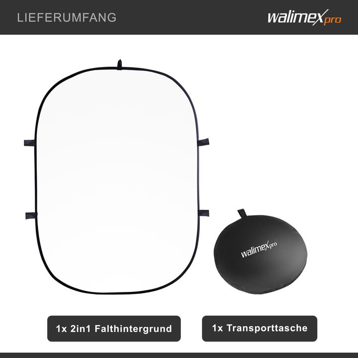Produktbild Walimex 2in1 Falthintergrund (145 cm, 200 cm)