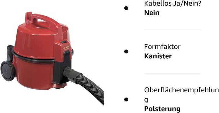 Actual product image Hitachi CV-T190 ECO (Wet dry vacuum cleaner)