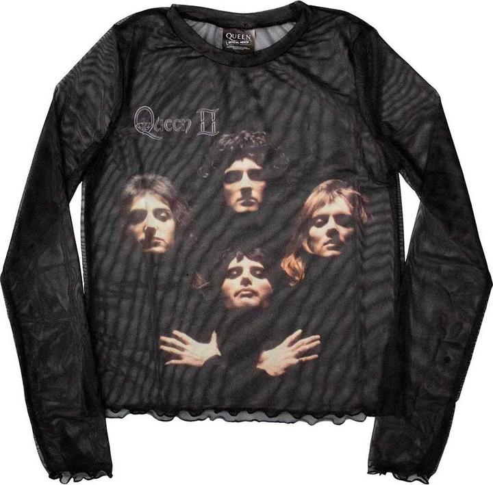 Actual product image Queen Womens/Ladies Bo Rhap Classic Mesh Crop Top (L)