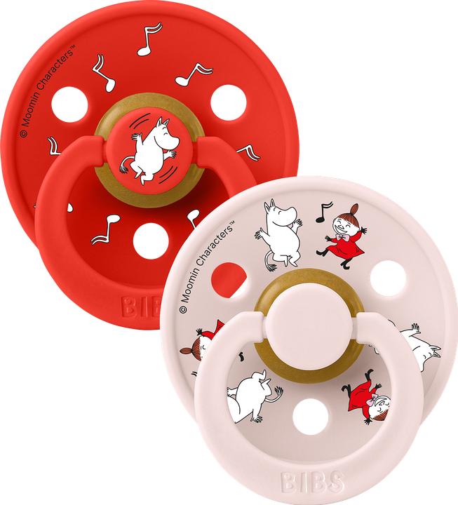 Produktbild Bibs - x Moomin Pacifier - Candy Apple - Size 2 (2x)