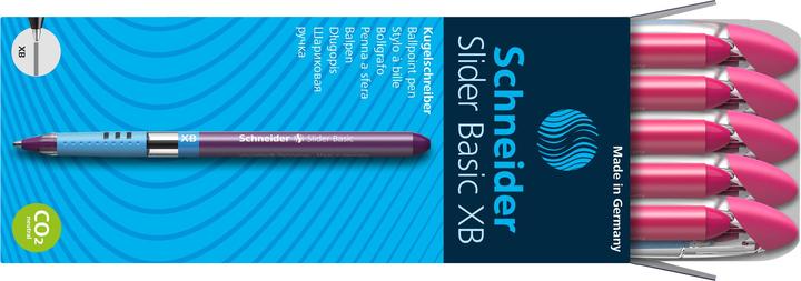 Produktbild Schneider Kugelschreiber Slider Basic (Pink, 10 x)