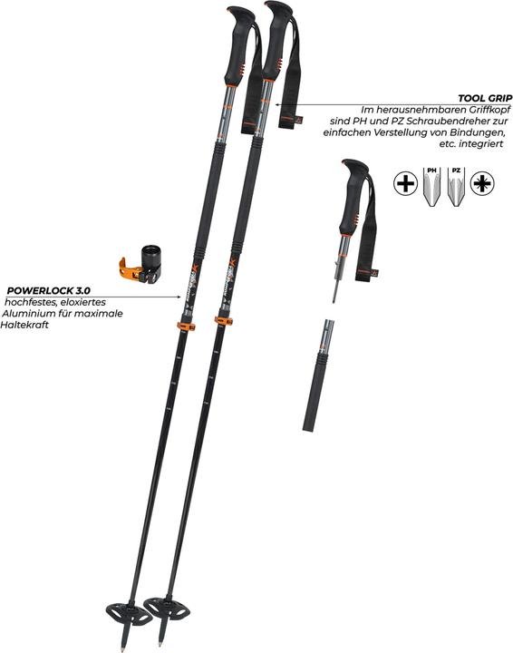 Actual product image Komperdell D'Scent Backcontry Vario (110 - 140 cm)