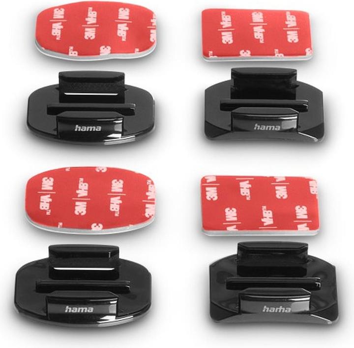 Produktbild Hama Zelfklevende Holder For Actioncams Plat EN Curved 4 ST w/ Kleefstrips