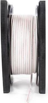 Actual product image Cables SPEAKER WIRE - WHITE - 2 x 0.75 mm² - 100 m (100 m, 0.75 mm²)