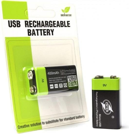 Actual product image Znter E-Block 9V 600mAh (E Block)