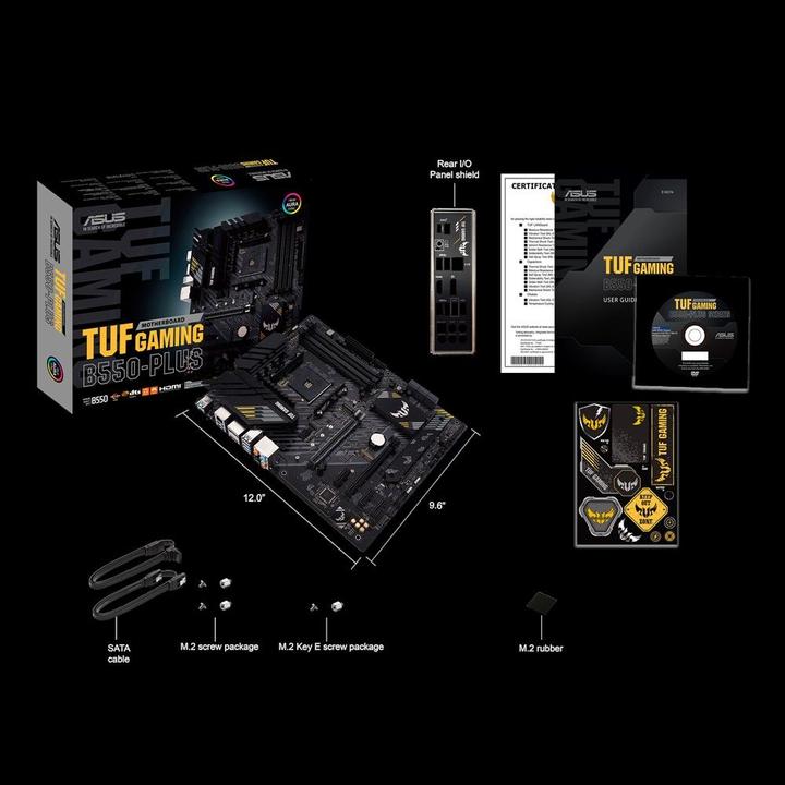 Image du produit ASUS TUF GAMING B550-PLUS (AM4, AMD B550, ATX)