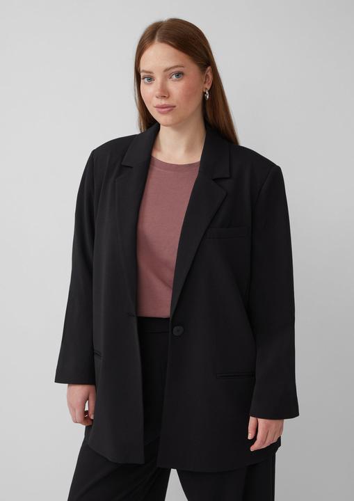 Immagine prodotto s.Oliver Indoor-Blazer Blazer aus Interlockjersey (48)