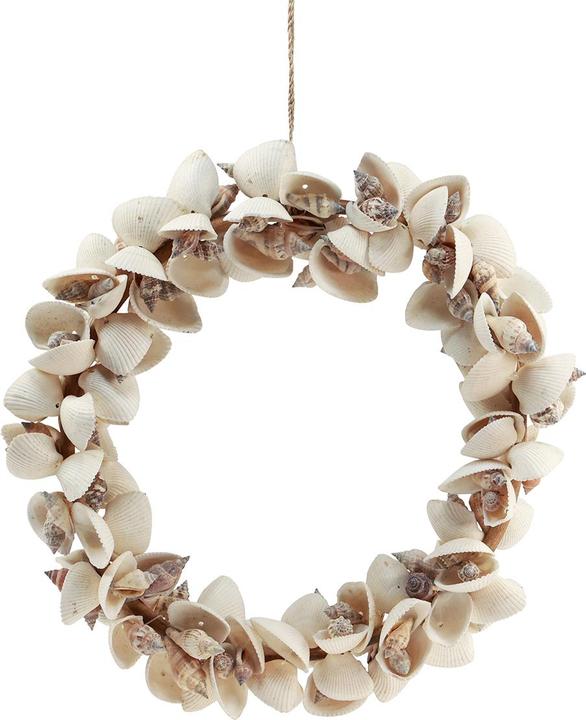 Viana Muschelkranz mit natürlichem Look Muschel und Schnecken für maritimes Flair