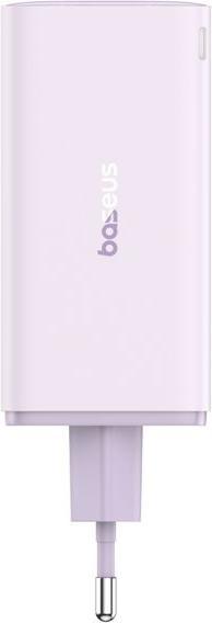 Image du produit Baseus GaN6 Pro 2xUSB-C + 2xUSB, 100W (fioletowy) (100 W)