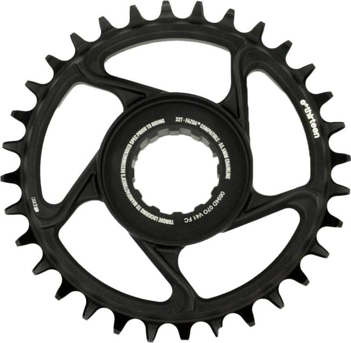 Productafbeelding e*13 e*spec Direct Mount kettingblad, 32 t., Fazua, 55mm kettinglijn, zwart (32)