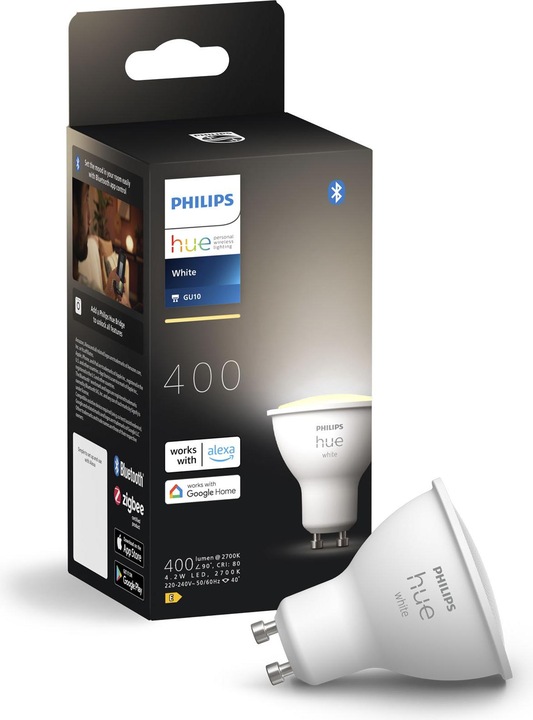 Produktbild Philips Hue 4.2W GU10 1P (GU10, 4.20 W, 400 lm, 1 x, E)