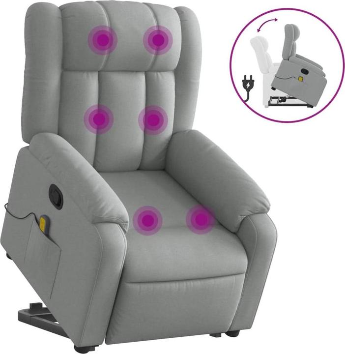 Image du produit vidaXL Massagesessel mit Aufstehhilfe