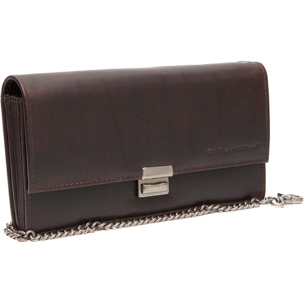 The Chesterfield Brand, Damen, Portemonnaie, Waiter Geldbörse Leder 20 cm, Braun