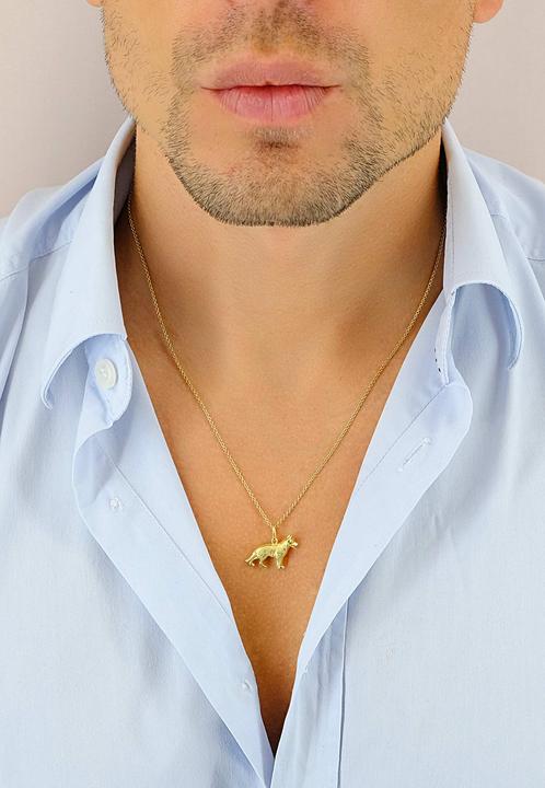 Image du produit Muau Chien de berger (Or 750/18 K)