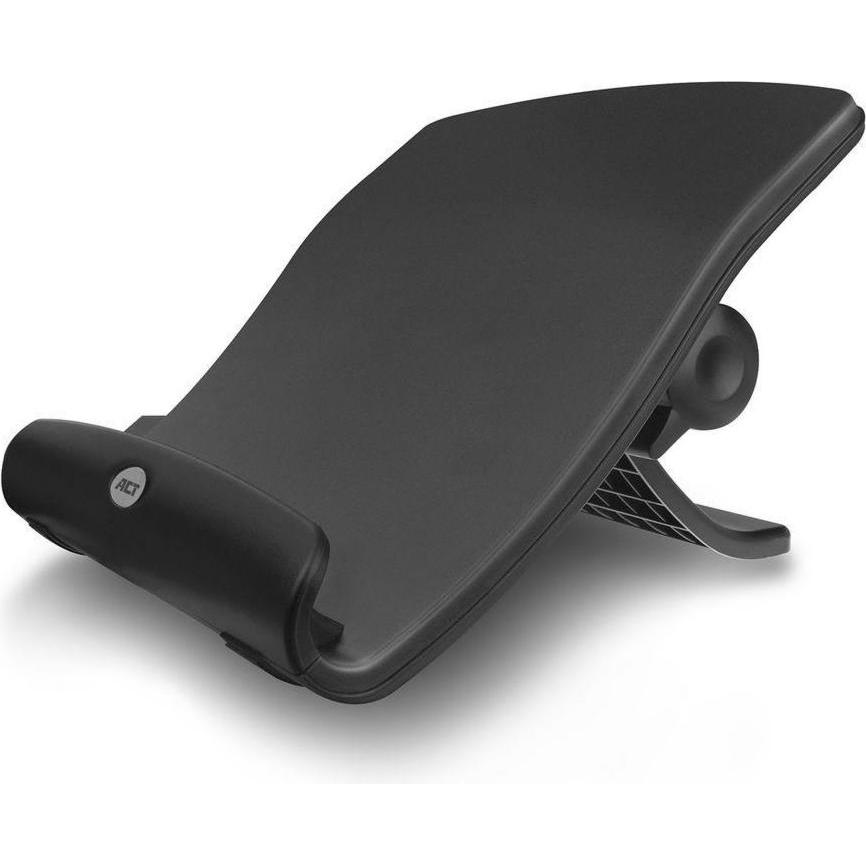 Thumbnail - ACT Laptop stand, up to 17", adjustable height (6 positions), 4-port hub, Notebook Ständer, Schwarz