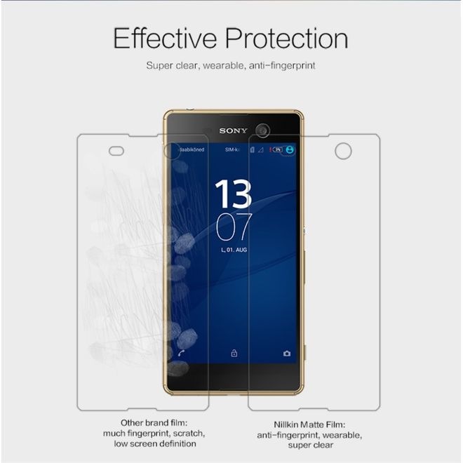 Produktbild Nillkin Matte Series (1 Stück, Sony Xperia M5 Dual, Sony Xperia M5)