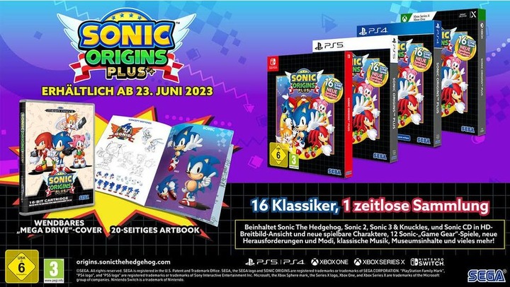 Actual product image Atlus Sonic Origins Plus Limited Edition (PS5, DE)