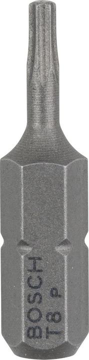Actual product image Bosch Professional Zubehör Screwdriver bit extra-hard T8 (Hexagon socket TX)