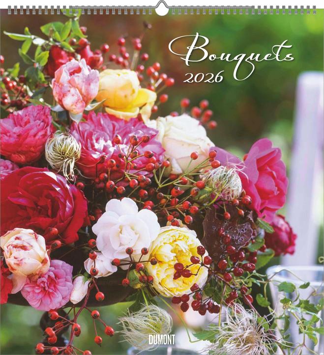 Produktbild Bouquets 2026 - Foto-Kalender - Wand-Kalender - 45x48 - Blumen-Kalender (45 x 48 cm)